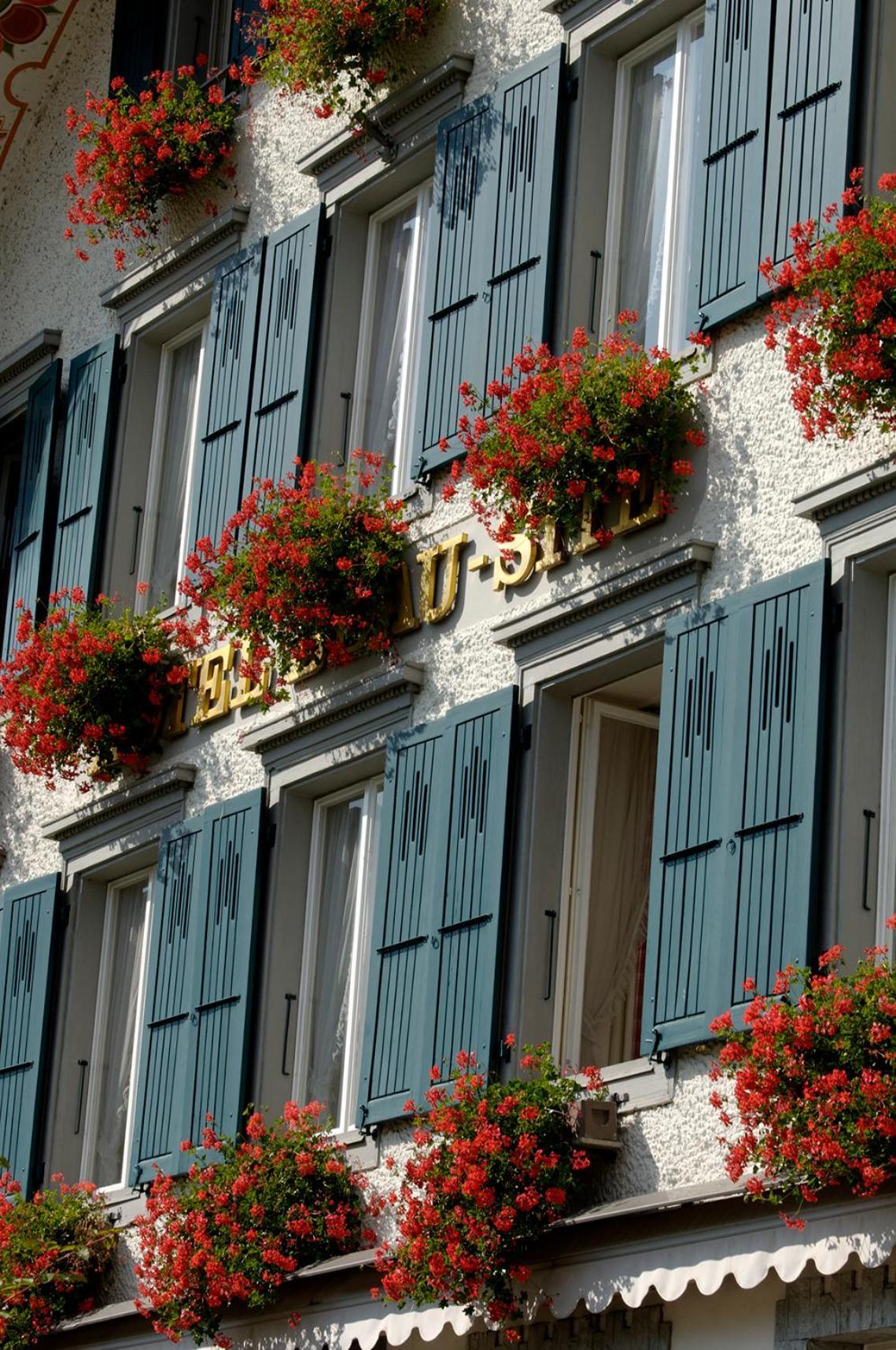 Hotel Beausite Budget Unterseen Dış mekan fotoğraf